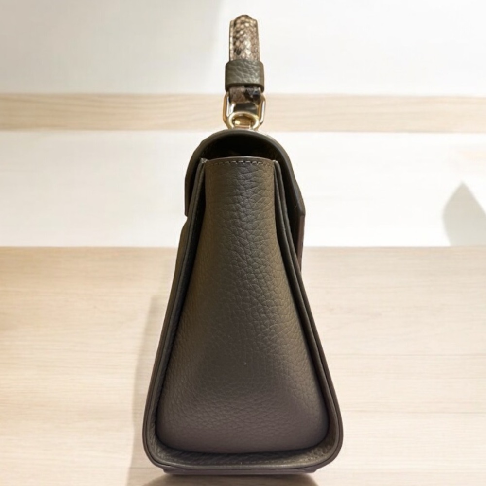 Milin Authentic; Pony Hair & Python & Italian Lea… - image 7